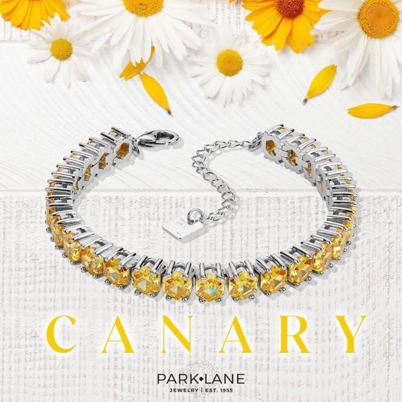 Park Lane “Canary” Tennis Bracelet! Limited Edition! Sold Out Online! - Picture 2 of 8
